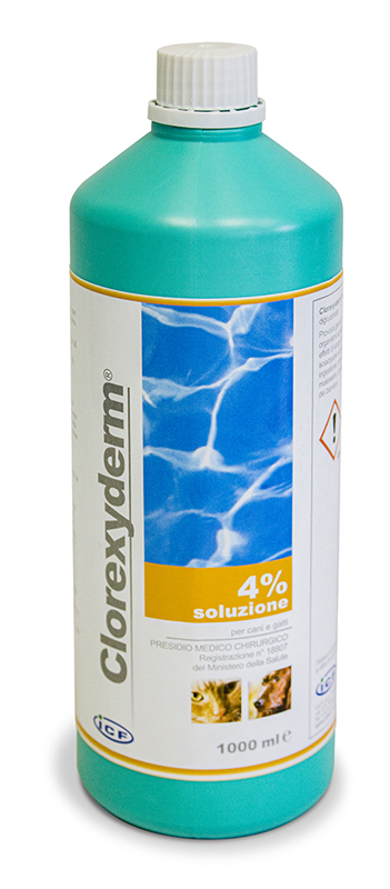 CLOREXYDERM SOLUZIONE 4% 1000 ML - Farmafamily.it