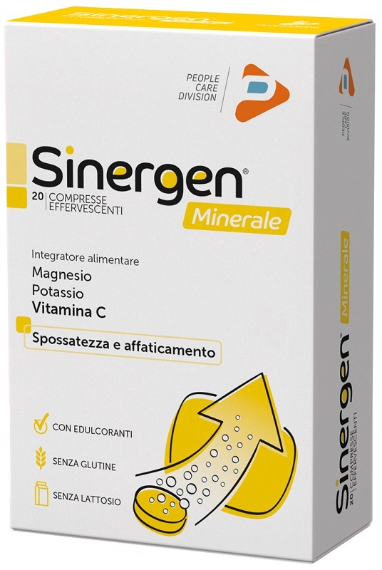 SINERGEN MINERALE LIMONE 20 COMPRESSE EFFERVESCENTI - Farmafamily.it