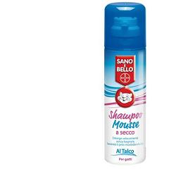 SANO E BELLO SHAMPOO MOUSSE GATTO FLACONE 200 ML - Farmafamily.it