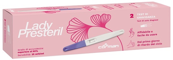 TEST DI GRAVIDANZA LADY TEST 2 PEZZI - Farmafamily.it