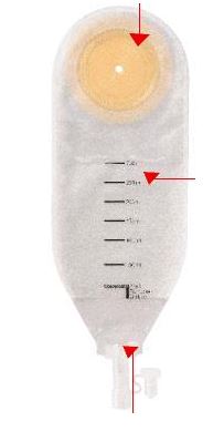 SACCA PER DRENAGGIO DELLE FERITE STERILE COLOPLAST CAPACITA' MINI 100ML 10 PEZZI ARTICOLO 2210 - Farmafamily.it