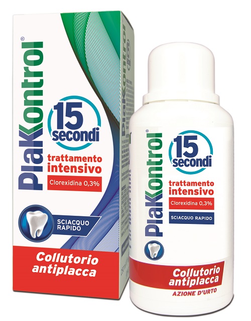 PLAKKONTROL 15 SECONDI COLLUTORIO 250 ML - Farmafamily.it