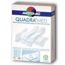CEROTTO MASTER-AID QUADRA DERMOATTIVO FORMATI ASSORTITI 20 PEZZI - Farmafamily.it