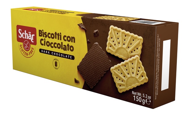 SCHAR BISCOTTO CON CIOCCOLATO DARK CHOCOLATE 150 G - Farmafamily.it