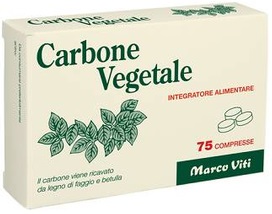 CARBONE VEGETALE 75 COMPRESSE - Farmafamily.it