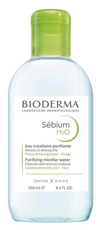 SEBIUM H2O ACQUA MICELLARE DETERGENTE PURIFICANTE 250 ML - Farmafamily.it