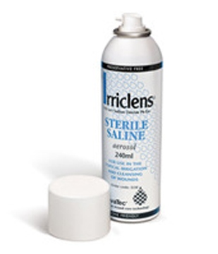 IRRICLENS SOLUZIONE SALINA SPRAY PER DETERSIONE FERITE 240 ML - Farmafamily.it