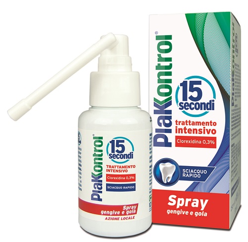 PLAKKONTROL 15 SECONDI COLLUTORIO SPRAY 50 ML - Farmafamily.it