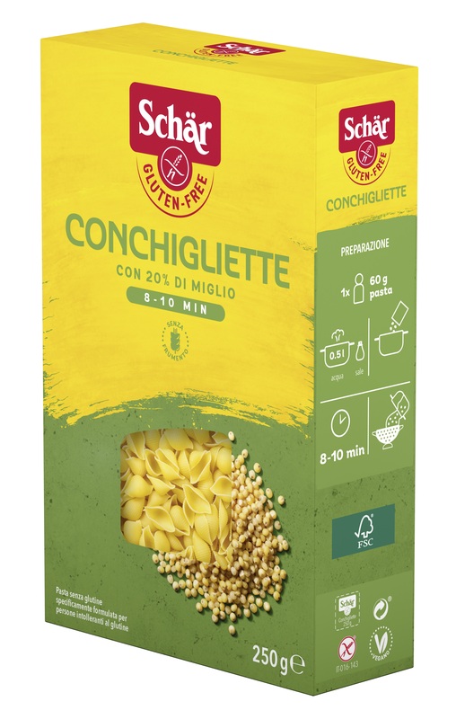 SCHAR CONCHIGLIETTE 250 G - Farmafamily.it