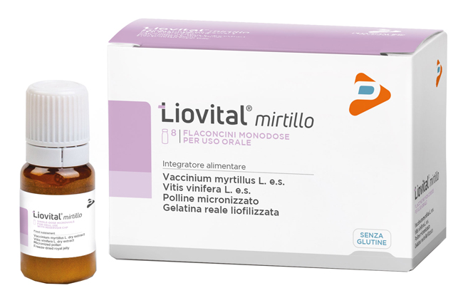 LIOVITAL MIRTILLO 8 FLACONCINI 10 ML - Farmafamily.it