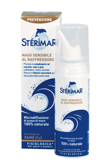 STERIMAR NASO SENSIBILE AL RAFFREDDORE ACQUA DI MARE SPRAY 100 ML - Farmafamily.it