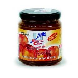 COMPOSTA DI PESCHE BIO CON POLPA DI MELA 320 G - Farmafamily.it