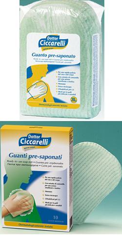 CICCARELLI GUANTO PRESAPONATO 10 PEZZI - Farmafamily.it