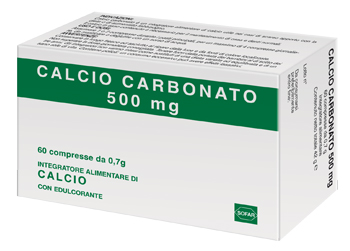 CALCIO CARBONATO 60 COMPRESSE - Farmafamily.it