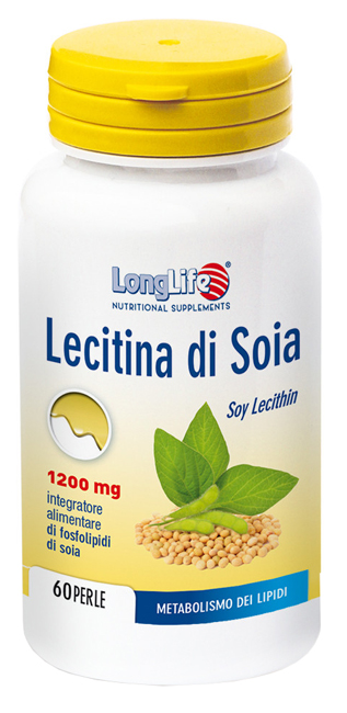 LONGLIFE LECITINA SOIA 60 PERLE DI GELATINA DA 1,7 G - Farmafamily.it