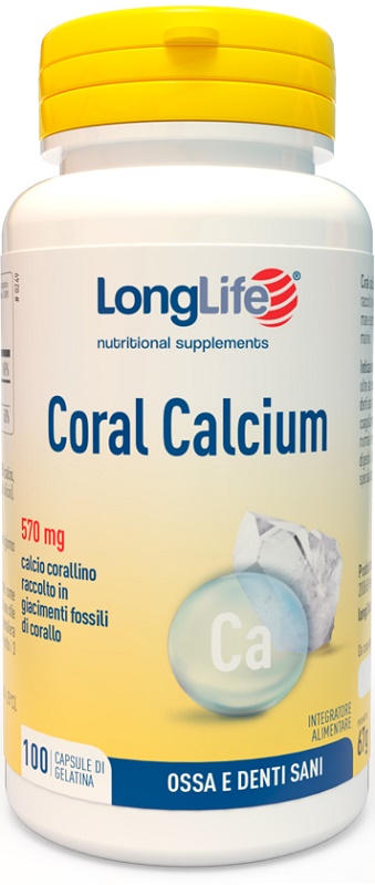 LONGLIFE CORAL CALCIUM 100 CAPSULE - Farmafamily.it