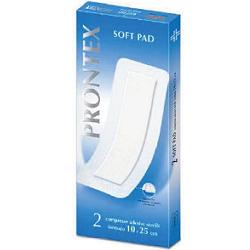 GARZA COMPRESSA PRONTEX SOFT PAD 10X25 CM 2 PEZZI - Farmafamily.it