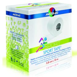NASTRO AUTOADESIVO ANELASTICO PER FASCIATURE DI SOSTEGNO E TAPING MASTER-AID SPORT 3,8X10 - Farmafamily.it