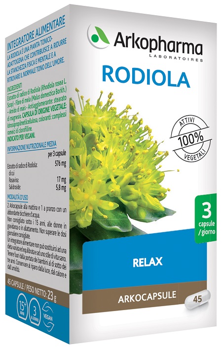 ARKO CAPSULE RODIOLA 45 CAPSULE - Farmafamily.it