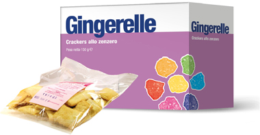 GINGERELLE CRAKERS ZENZERO 150 G - Farmafamily.it