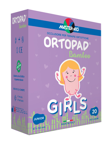 CEROTTO OCULARE PER ORTOTTICA ORTOPAD GIRLS JUNIOR 5X6,7 20 PEZZI - Farmafamily.it