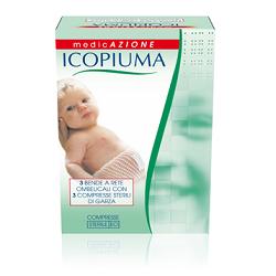 ICOPIUMA BENDA A COMPRESSIONE FISIOLOGICA RETE OMBELICALE CON GARZE STERILI 1 PEZZO - Farmafamily.it