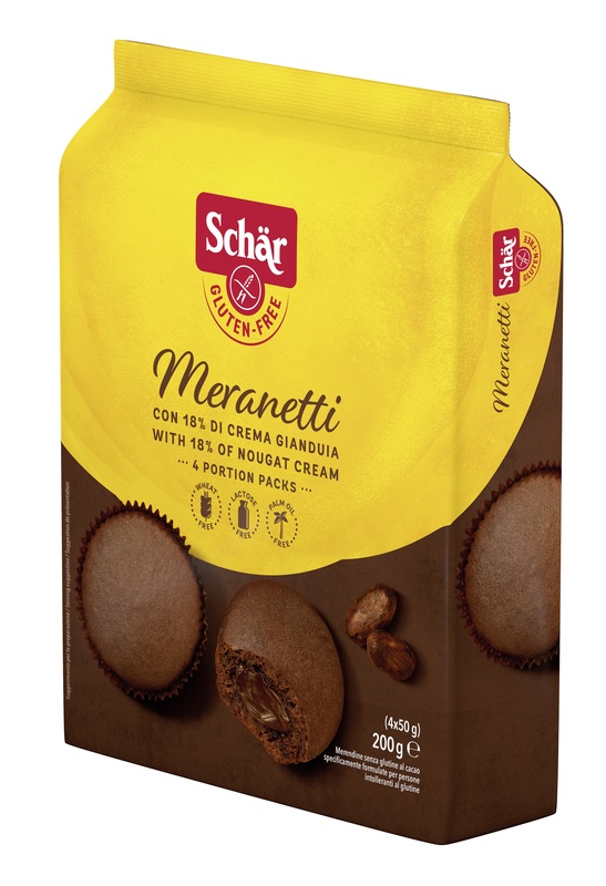 SCHAR MERANETTI CON CREMA GIANDUIA 4 PEZZI DA 50 G - Farmafamily.it