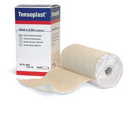 BENDA ELASTICA AUTOADESIVA TENSOPLAST CON OSSIDO DI ZINCO 4,5X500CM - Farmafamily.it