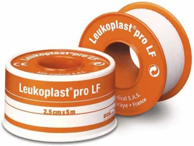 CEROTTO CHIRURGICO MEDICATO IN ROCCHETTO LEUKOPLAST PRO LF CON OSSIDO DI ZINCO 2,5X500 CM - Farmafamily.it