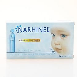 SOLUZIONE FISIOLOGICA PER ASPIRATORE NASALE NARHINEL 20 FIALE DA 5ML - Farmafamily.it