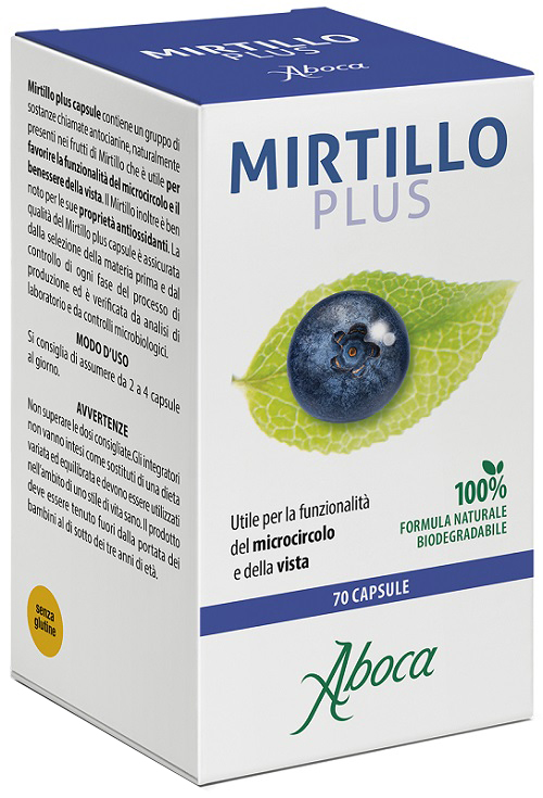 MIRTILLO PLUS 70 CAPSULE - Farmafamily.it