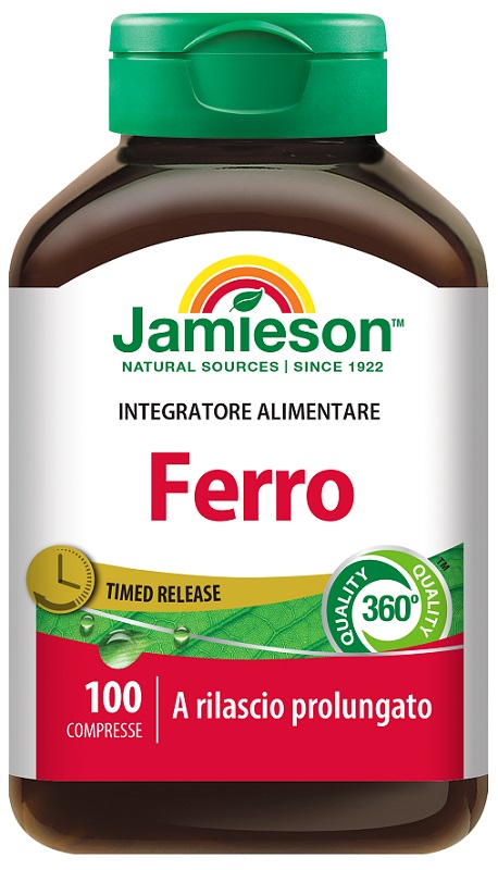 JAMIESON FERRO A RILASCIO PROLUNGATO 100 COMPRESSE - Farmafamily.it
