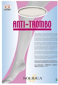 ANTITROMBO SOLIDEA CALZA BIANCO MEDIUM - Farmafamily.it