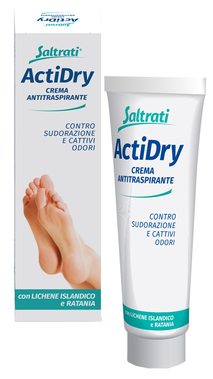SALTRATI ACTIDRY CREMA ANTITRASPIRANTE 100 ML - Farmafamily.it