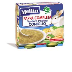 MELLIN PAPPA COMPLETA CONIGLIO 250 G 2 PEZZI - Farmafamily.it