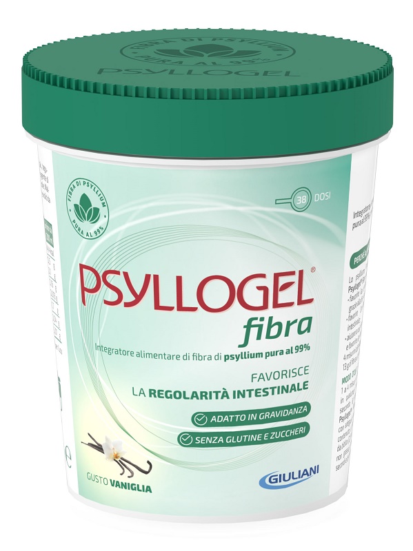PSYLLOGEL FIBRA VANIGLIA VASO 170 G - Farmafamily.it