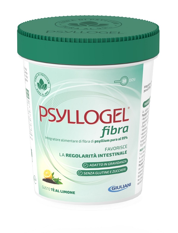 PSYLLOGEL FIBRA TE LIMONE VASO 170 G - Farmafamily.it