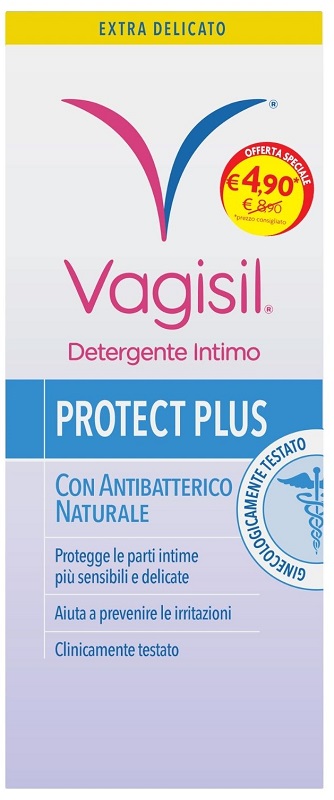 VAGISIL DETERGENTE INTIMO PROTECT PLUS 250 ML - Farmafamily.it
