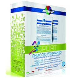 GHIACCIO ISTANTANEO MASTER-AID SPORT PER TERAPIA DEL FREDDO 2 PEZZI - Farmafamily.it