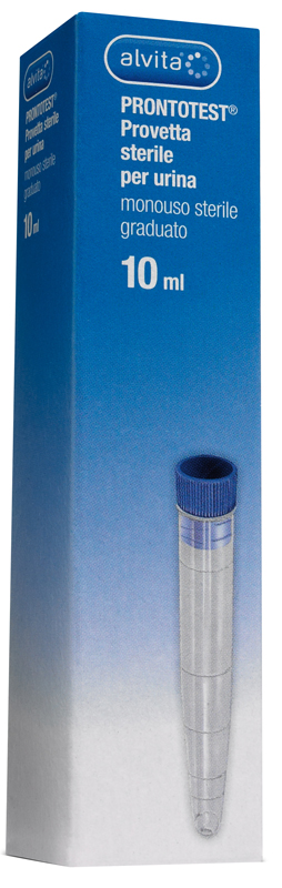 PROVETTA PER URINA ALVITA PRONTOTEST GRADUATA 10ML - Farmafamily.it