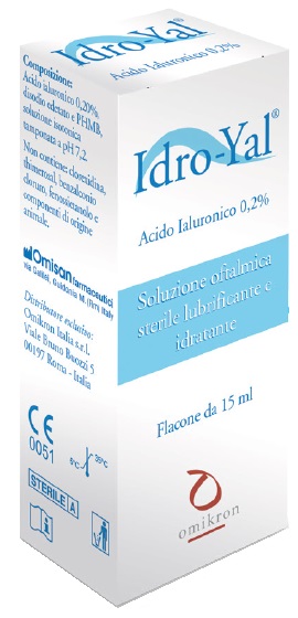 IDRO-YAL SOLUZIONE OFTALMICA LUBRIFICANTE IDRATANTE ACITO IALURONICO 0,2% 15 ML - Farmafamily.it