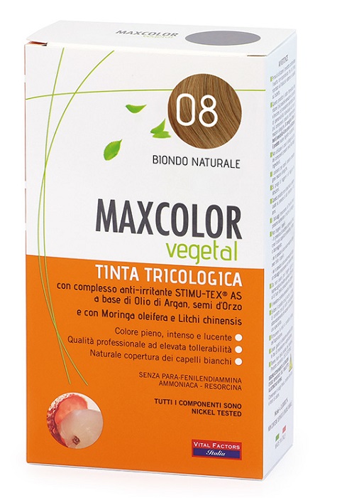 MAX COLOR VEGETAL 08 TINTURA 140 ML - Farmafamily.it