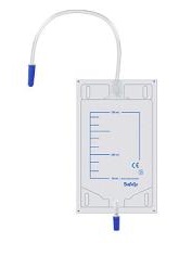 SACCA DI DRENAGGIO GAMBA PER INCONTINENZA TUBO 10 CM 10 PEZZI - Farmafamily.it
