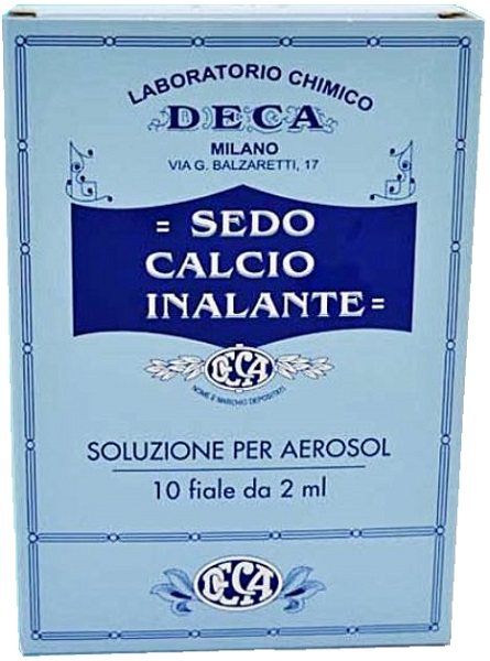SEDO CALCIO INALANTE SOLUZIONE AEROSOL 10 FIALE 2 ML - Farmafamily.it