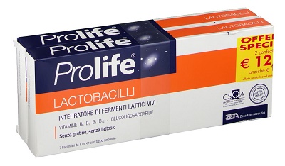PROLIFE ZETA LACTOBACILLI 7+7 FLACONCINI 8 ML confezione doppia 14 flaconcini - Farmafamily.it