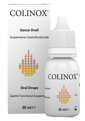 COLINOX SOSPENSIONE GASTROFUNZIONALE GOCCE OROSOLUBILI TRATTAMENTO METEORISMO AEROFAGIA COLICHE GASSOSE 20 ML - Farmafamily.it