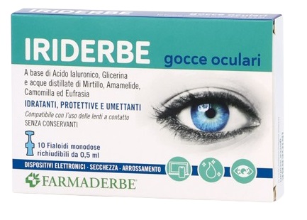 IRIDERBE GOCCE OCULARI MONODOSI 10 FLACONCINI DA 0,5ML - Farmafamily.it