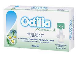 OCTILIA NATURAL GOCCE OCCHI IRRITATI E ARROSSATI 10 FLACONCINI MONODOSE 0,5 ML - Farmafamily.it
