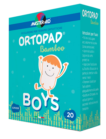CEROTTO OCULARE PER ORTOTTICA ORTOPAD BOYS M 5,4X7,6 20 PEZZI - Farmafamily.it