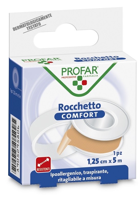 ROCCHETTO IN TELA COMFORT 1,25 CM X 5 M PROFAR - Farmafamily.it